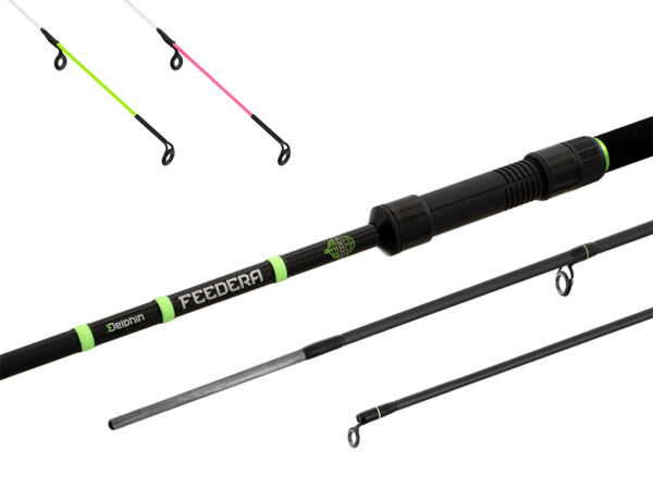 Delphin FEEDERA + 2 Spitzen360cm/100g/3 Teile