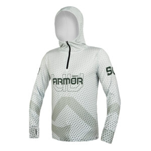 Delphin UV ARMOR 50+ Kapuzen-T-ShirtOlive (L)