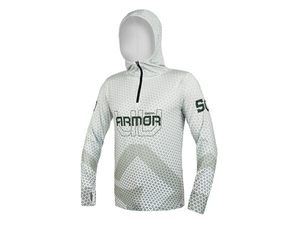 Delphin UV ARMOR 50+ Kapuzen-T-ShirtOlive (M)