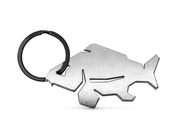 Delphin CARPENER Schlüsselanhänger mit dem FlaschenöffnerSilber