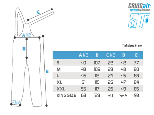 Hose Delphin CruisAIR SPRING 5TKING SIZE – Bild 13