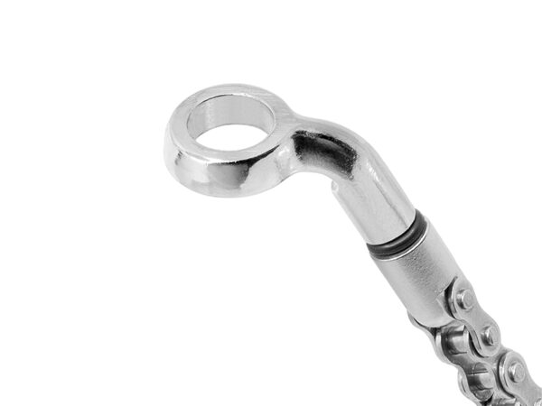 Delphin INOX Bissanzeiger mit Hängekette – Bild 3
