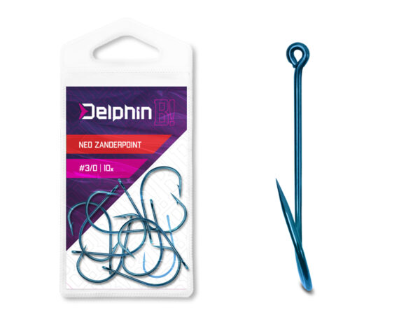 Haken Delphin B! NEO ZanderPoint BLU / 10St.2/0 – Bild 2