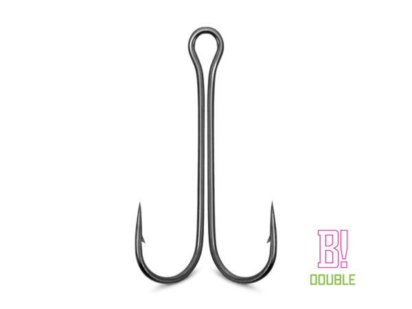 Zwillingshaken Delphin B! Double / 8St.3/0