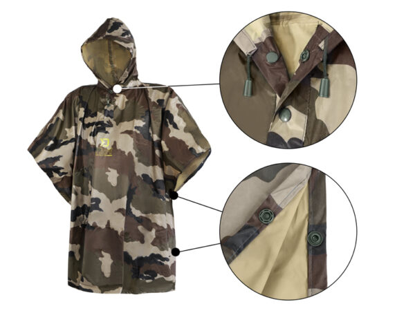 Wasserdichter Poncho Delphin PROOF PonchoL-XXL – Bild 2