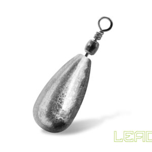 Delphin LEADS Birnenbleie mit Wirbel / 10St.11,0g