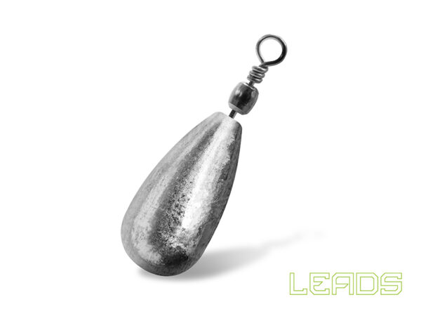Delphin LEADS Birnenbleie mit Wirbel / 5St.30,0g