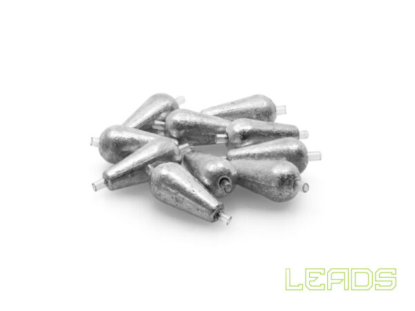 Delphin LEADS Tropfenblei mit Schlauch / 10St.9,0g – Bild 3