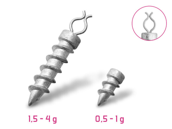 Delphin B! Zusätzliches Bohrgewicht / 10St.2,0g