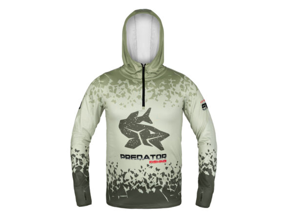 Delphin UV ARMOR 50+ Kapuzen-T-ShirtPredator XXL – Bild 2