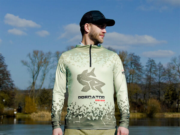 Delphin UV ARMOR 50+ Kapuzen-T-ShirtPredator XXL – Bild 7