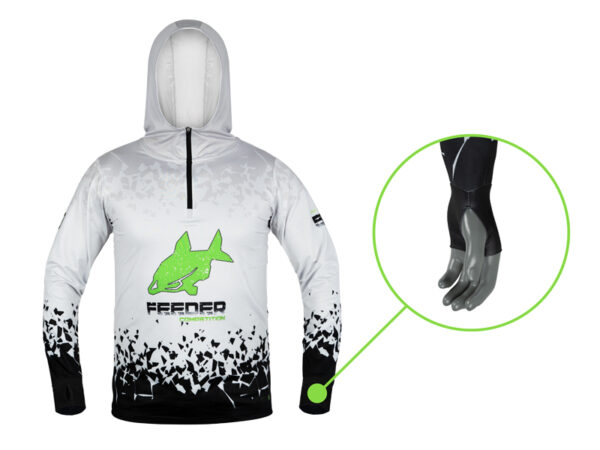 Delphin UV ARMOR 50+ Kapuzen-T-ShirtReaxe M – Bild 3