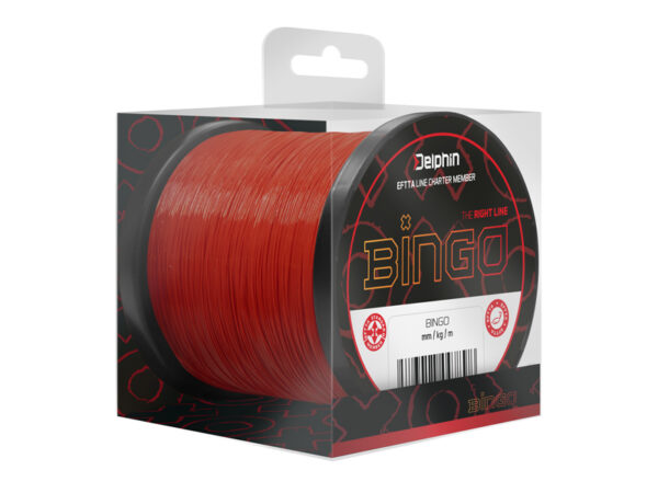 Monofil Delphin BINGO Matt / Dunkelrot0,35mm 9,4kg 300m