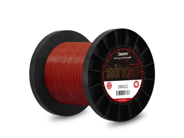 Monofil Delphin BINGO Matt / Dunkelrot0,25mm 5,4kg 30000m