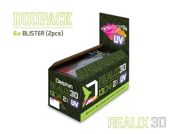 DuoPACK BOX Delphin Realix 3D / 6 x 2 St.13cm / Minnow – Bild 10