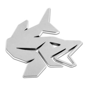 3D-Aufkleber Delphin PIKEChrom
