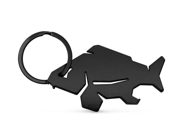 Delphin CARPENER Schlüsselanhänger mit dem FlaschenöffnerSchwarz