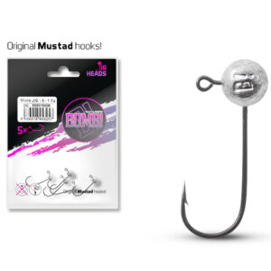 Jig-Kopf ohne Kragen Delphin BOMB / 5St.5g-4/0