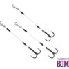 BOMB! Twisto RIGS Fluorocarbon / 3St.#6/6cm – Bild 3