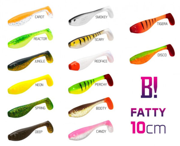 Gummiköder BOMB! Fatty / 5St.10cm/DEEP