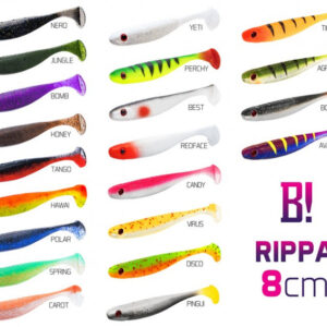 TOP-Set Rippa BOMB-Köder! / 5St.8cm/Agresor Redface Best Candy Virus