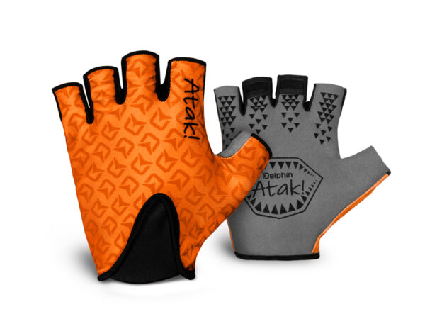 Delphin Atak! 25F fingerlose HandschuheL