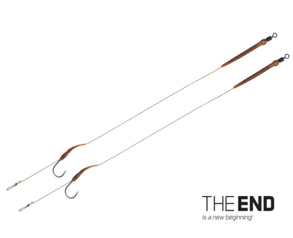Vorfach Delphin THE END Boilie rig / 2St.20cm/25lbs/#8