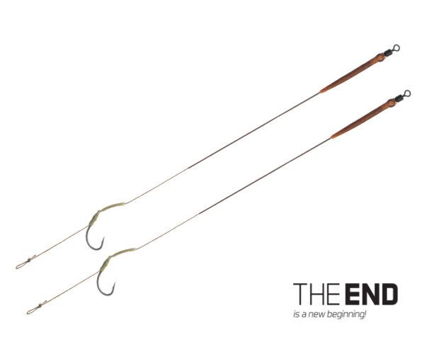Vorfach Delphin THE END Boilie rig / 2St.20cm/25lbs/#8