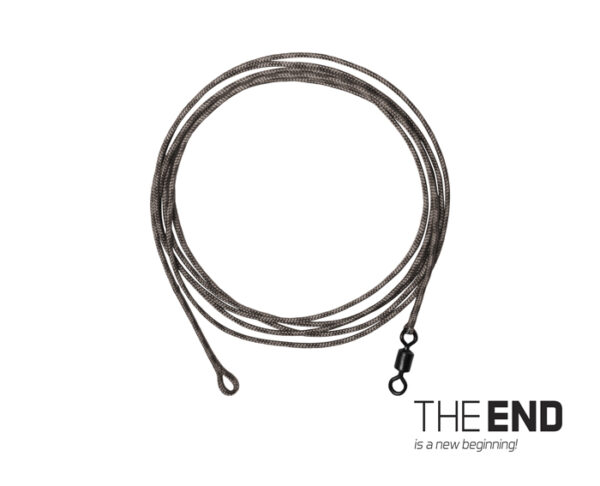 Endmontage THE END Leadcore + swivel / 3St.1m