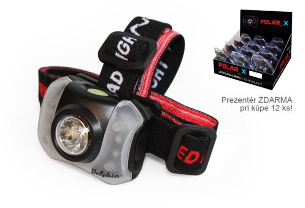 Stirnlampe Delphin POLAR_X5+4 LED