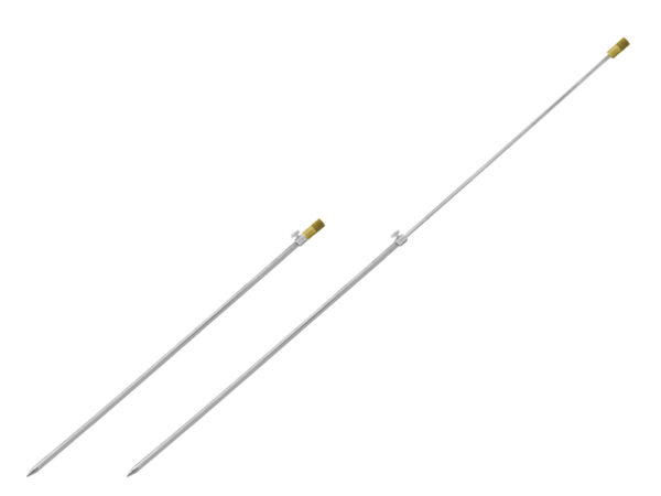 Rutenhalter Delphin Stahl mit Gewinde40-70cm – Bild 2