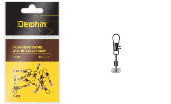 Inline head swivel with InterlockBN